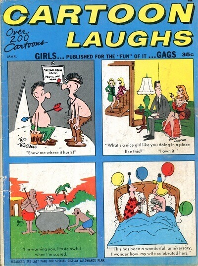 Cartoon Laughs Volume 6 Number 2 1967 year
