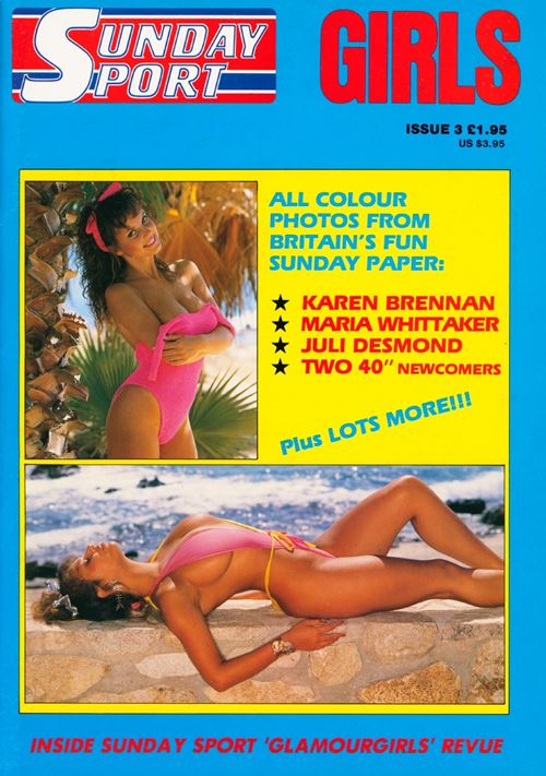 Sunday Sport Girls Issue 3 1989 year
