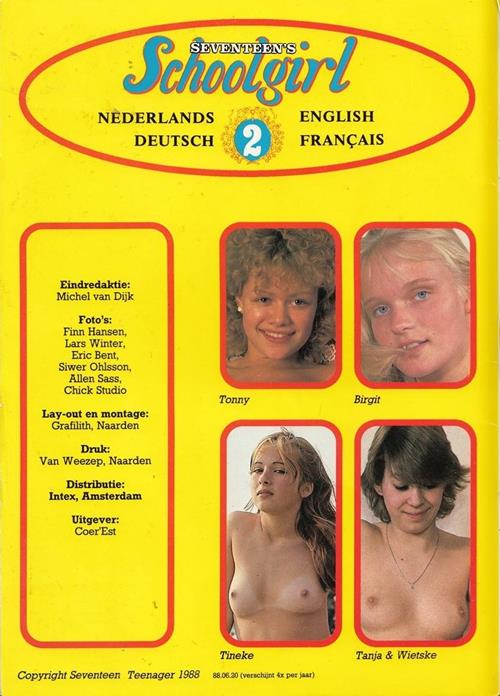 Seventeen Schoolgirl Number 2 1988 year