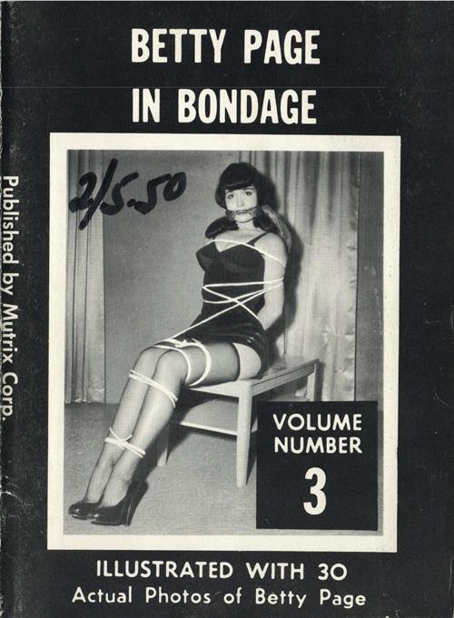 Betty Page in Bondage Volume 3 1960 year